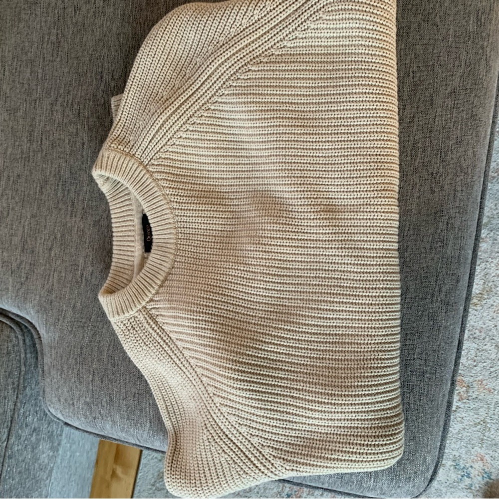 Quince Fisherman’s Sweater Large